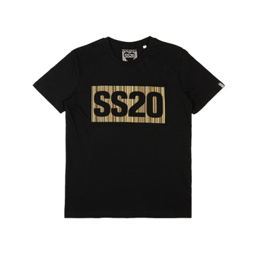 SS20 Limited Edition Barcode T-Shirt - Black/Gold