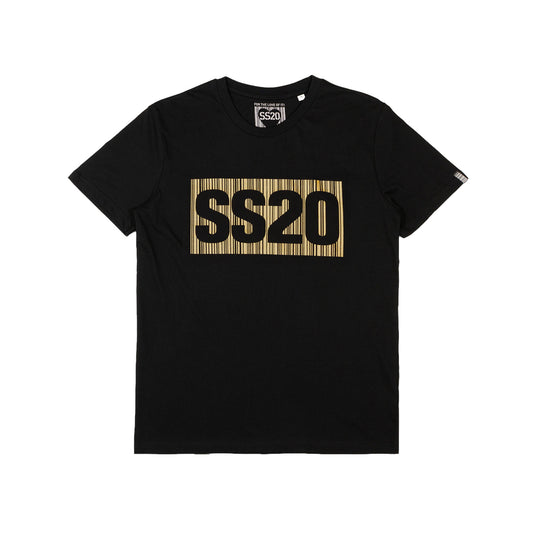 SS20 Limited Edition Barcode T-Shirt - Black/Gold