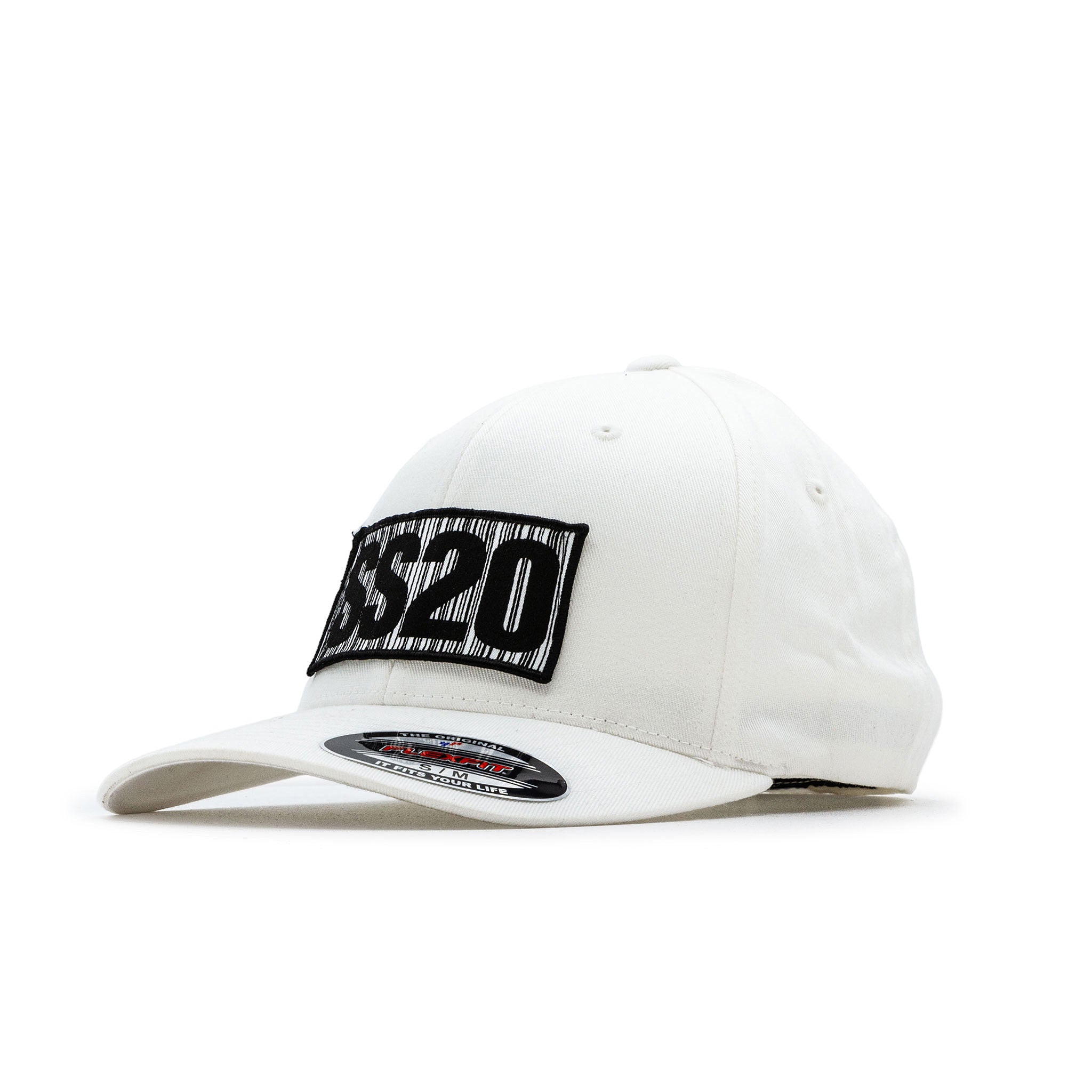 White - – SS20 Flexfit Cap weareSS20 Barcode Organic