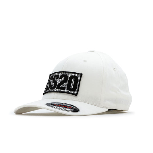 SS20 - Barcode Organic Flexfit Cap White