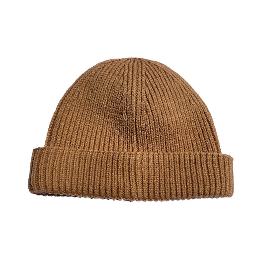SS20 Basic Tab Recycled Harbour Beanie - Biscuit