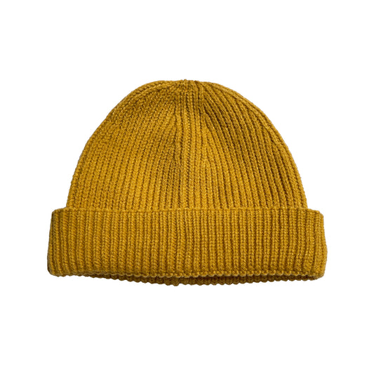 SS20 Basic Tab Recycled Harbour Beanie - Mustard