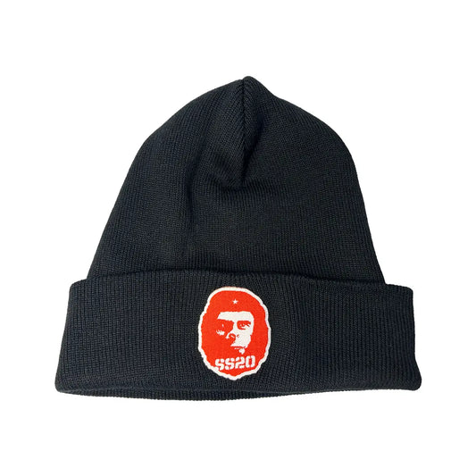 SS20 Che Cornelius Organic Cotton Cuffed Beanie - Black