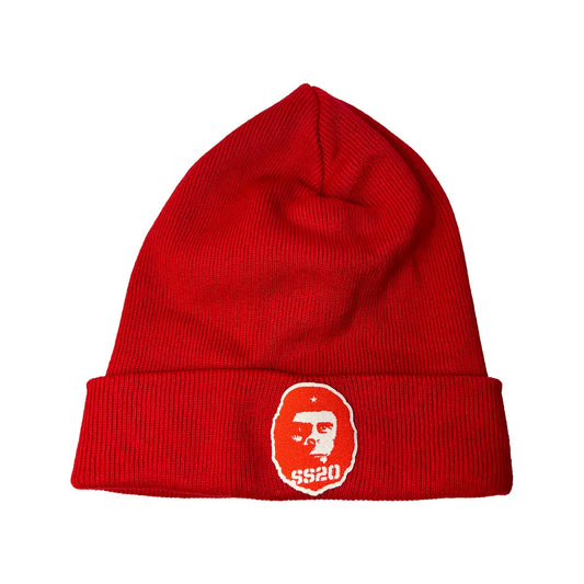 SS20 Che Cornelius Organic Cotton Cuffed Beanie - Red