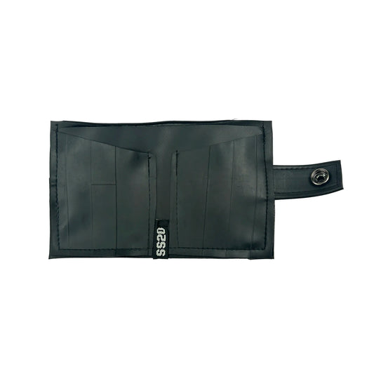 SS20 Stoned Fish Recycled Wallet - Small - Black