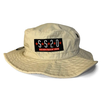 SS20 Five Star Bucket Hat - Khaki