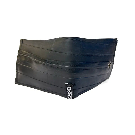 SS20 Five Star Recycled Wallet - Black