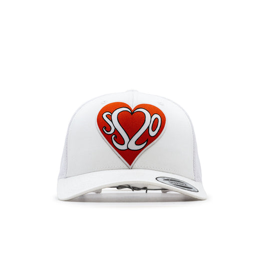 SS20 - Heart Trucker Cap White