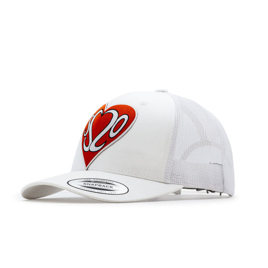 SS20 - Heart Trucker Cap White