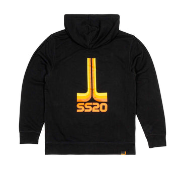 SS20 Joystick Zip-Thru Hooded Sweatshirt - Black