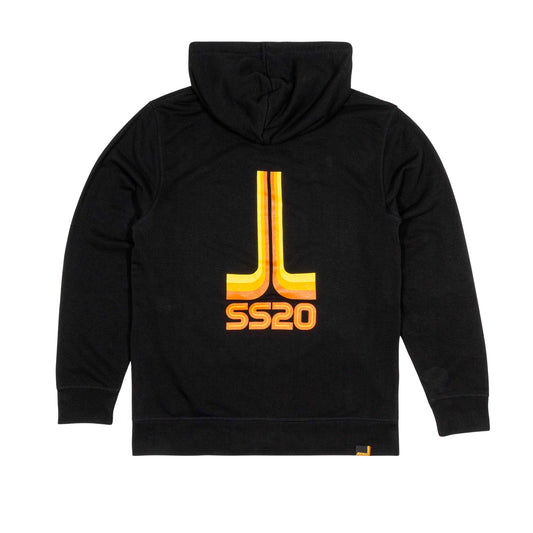 SS20 Joystick Zip-Thru Hooded Sweatshirt - Black