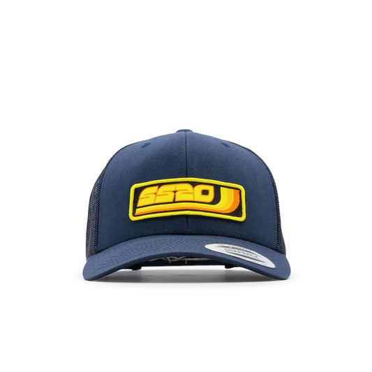 SS20 - Three Lines Trucker Cap Navy