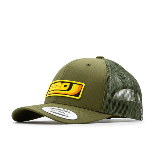 SS20 - Three Lines Trucker Cap Olive