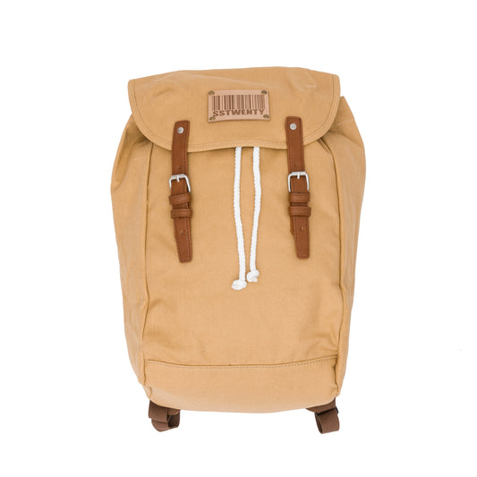 SS20 Vintage Barcode Backpack - Caramel Brown