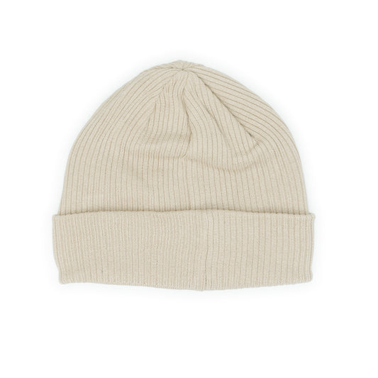SS20 Organic Cotton Barcode Beanie - Sand