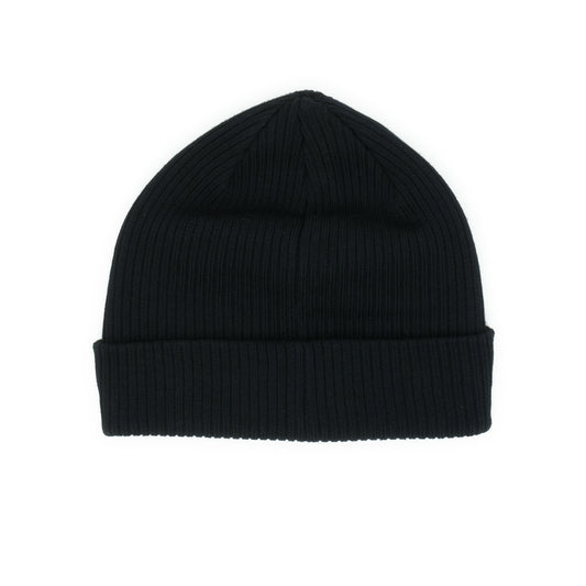 SS20 Organic Cotton Heart Logo Beanie - Black