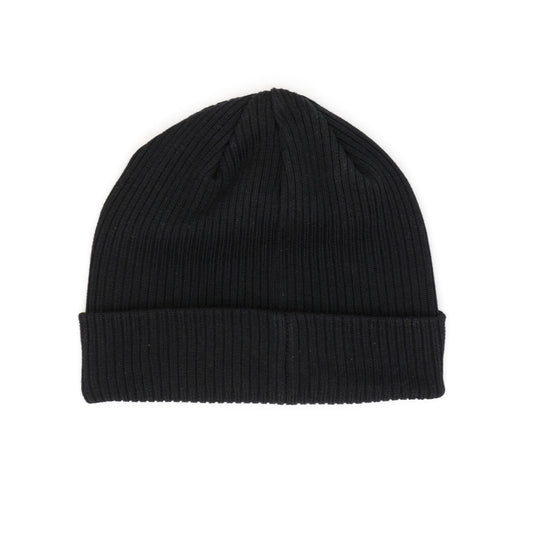 SS20 Organic Cotton Barcode Beanie - Black