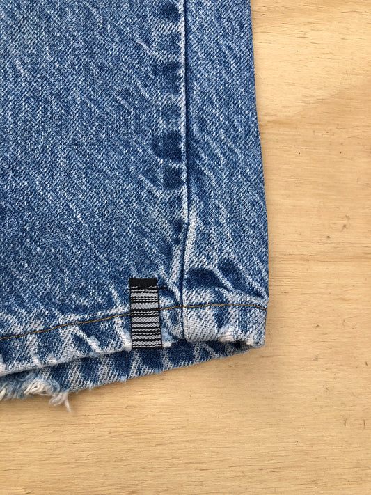 Super Salvage - Carhartt Jeans Denim 34x32 Two Fish with ripped legs
