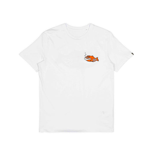 SS20 Big Toxic Fish T-Shirt - White