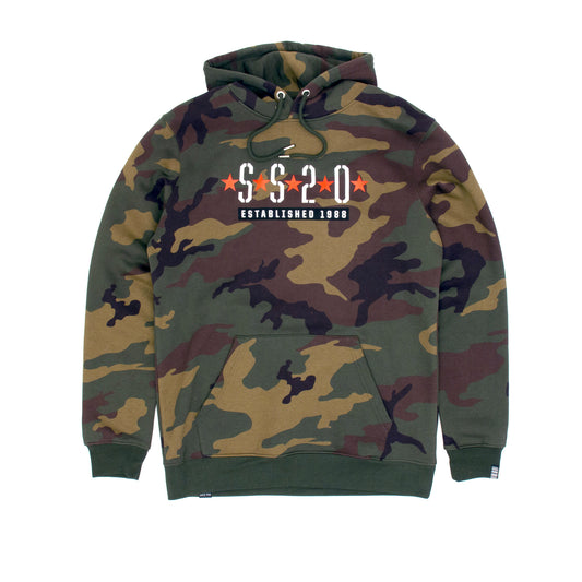 SS20 Che-Cornelius Hooded Sweatshirt - Camo