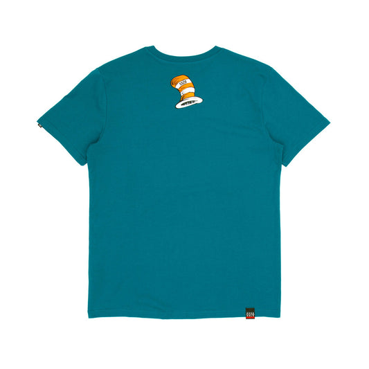SS20 Cats & Triangles T-Shirt - Ocean Depth