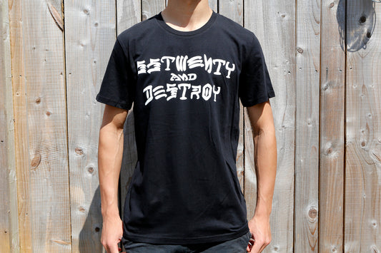 SS20 - SSTWENTY & DESTROY T-Shirt - Black