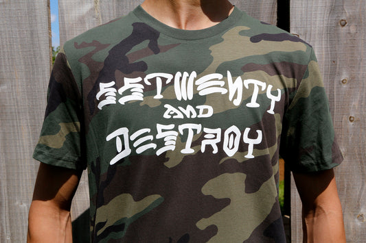 SS20 - SSTWENTY & DESTROY T-Shirt - Camo