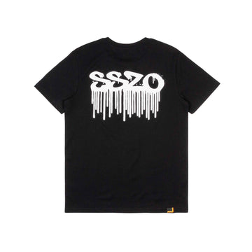 SS20 Spray Drips T-Shirt - Black