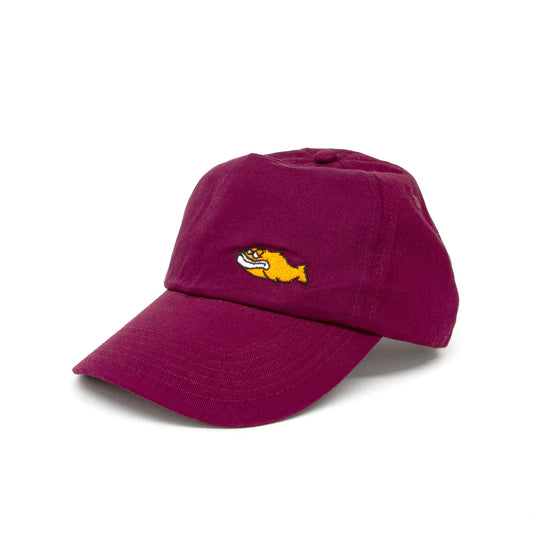 SS20 Toxic Fish 5 Panel Cap - Burgundy