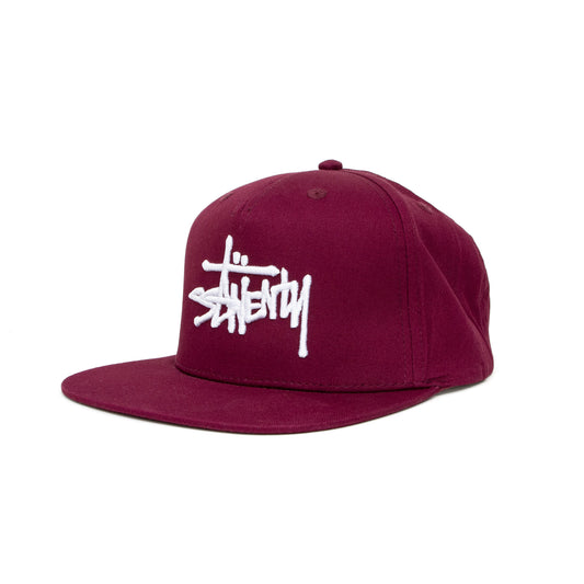 SS20 SStwenty Snapback Cap - Burgundy