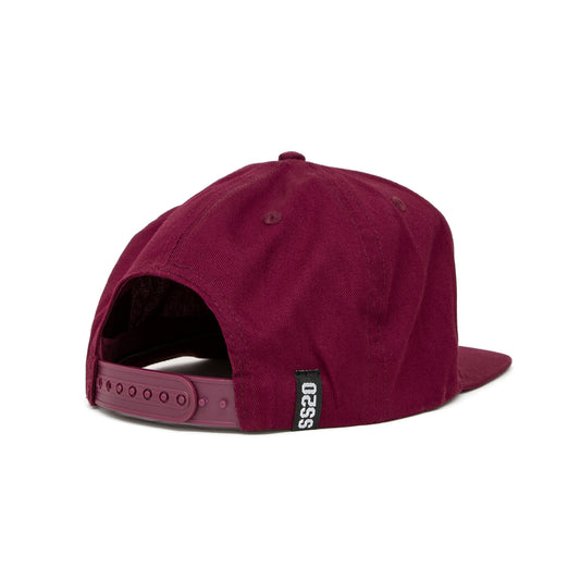 SS20 SStwenty Snapback Cap - Burgundy