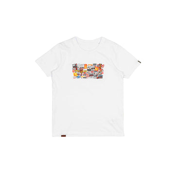 SS20 Multi Logos Kids T-Shirt - White