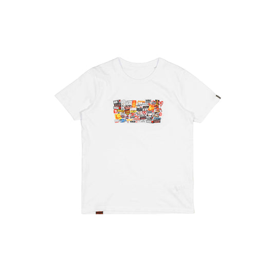 SS20 Multi Logos Kids T-Shirt - White