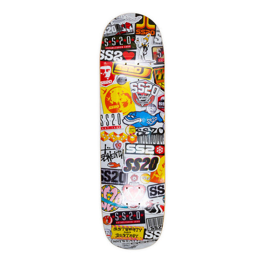 SS20 Multi Logo Pool Bomber Deck - 9.00"