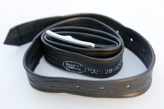 SS20 Barcode Recycled Belt - Black