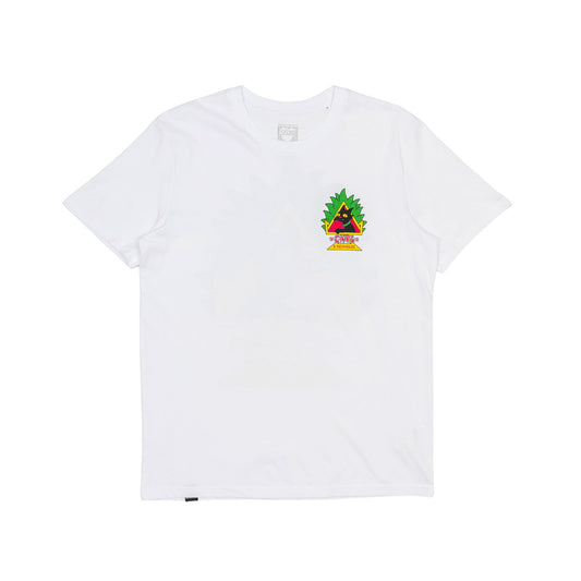 SS20 Cats & Triangles Snowball T-Shirt - White