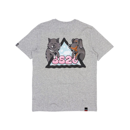 SS20 Cats & Stanley T-Shirt - Heather Grey