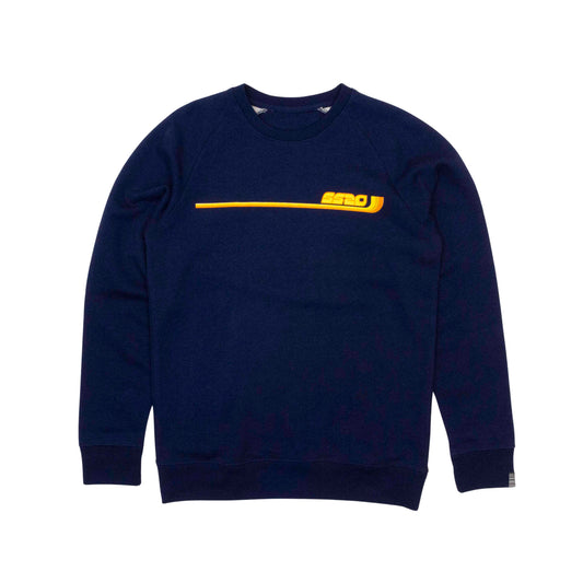 SS20 Three Lines Crew Sweat - Navy