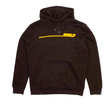 SS20 Three Lines Hooded Sweatshirt - Chocolate
