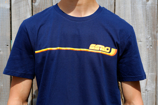 SS20 Three Lines T-Shirt - Navy