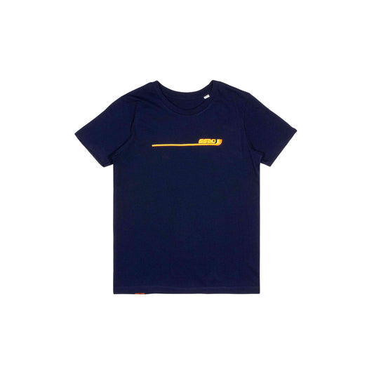 SS20 Three Lines Kids T-Shirt - Navy