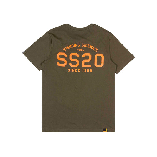 SS20 Three Lines Extra T-Shirt Khaki