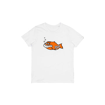 SS20 Big Toxic Fish Kids T-Shirt - White