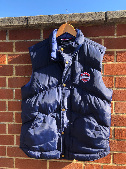 Super Salvage - Tommy Hilfiger Gillet Blue Large