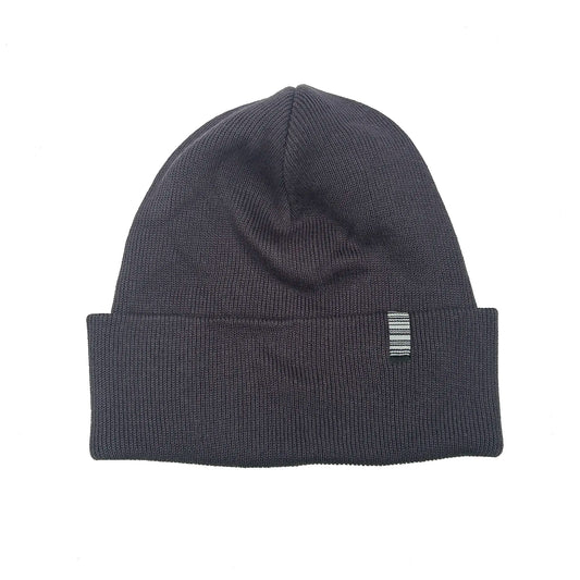 SS20 Barcode Organic Cotton Beanie - Grey