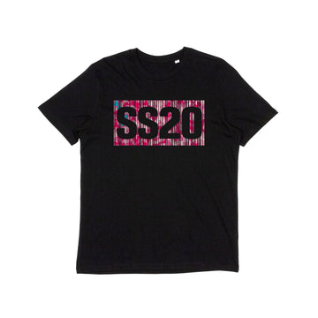 SS20 - Barcode - Pink Camo - Black T-Shirt