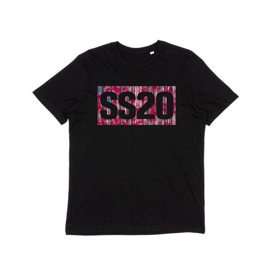 SS20 - Barcode - Pink Camo - Black T-Shirt