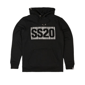 SS20 Limited Edition Barcode Hooded Sweatshirt - Black/Silver