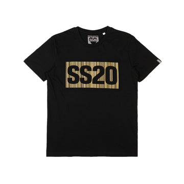 SS20 Limited Edition Barcode T-Shirt - Black/Gold
