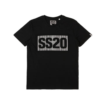 SS20 Limited Edition Barcode T-Shirt - Black/Silver